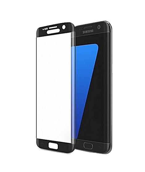 iShopping - MISC 3D Glass Screen Protector For Galaxy S7 Edge Black