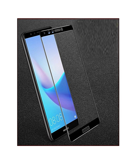 iShopping - MISC 3D Glass Screen Protector For Huawei Y9 Black
