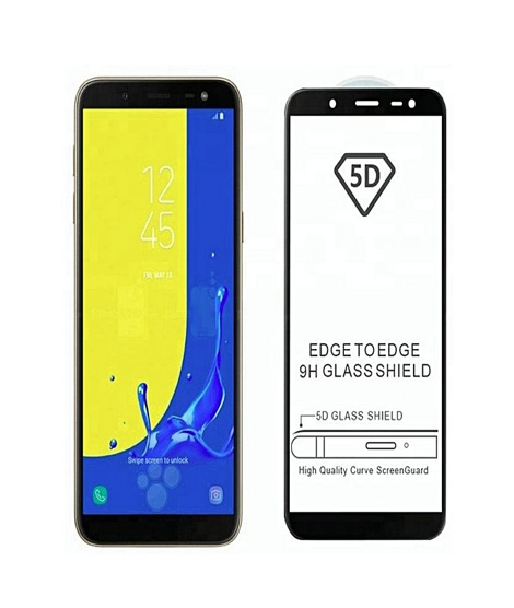 iShopping - MISC 5D Glass Screen Protector For Galaxy J6 2018 - Black