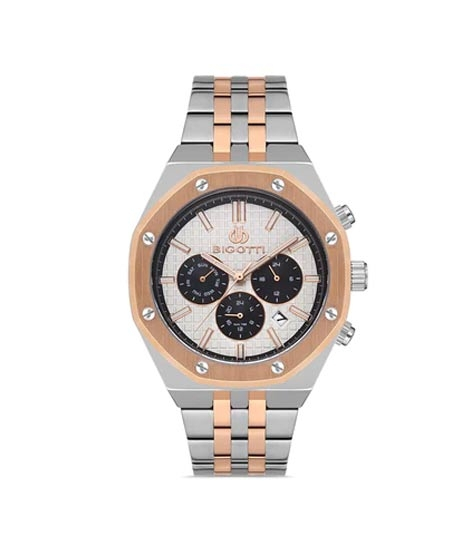 iShopping - Bigotti Stainless Steel Men's Watch Two Tone (BG.1.10332-3)