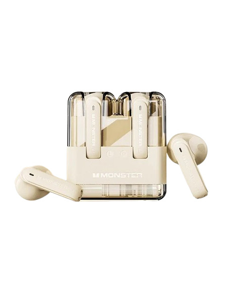iShopping - Monster Airmars True Wireless Gaming Earbuds (XKT-12)-Ivory