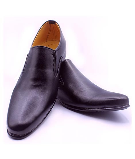 iShopping - MOZAX Formal Shoes For Men Black (BLK-0006)