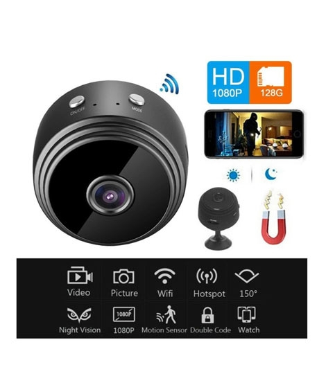 iShopping - Muzamil Store A9 1080p Hd Magnetic Wifi Mini Camera