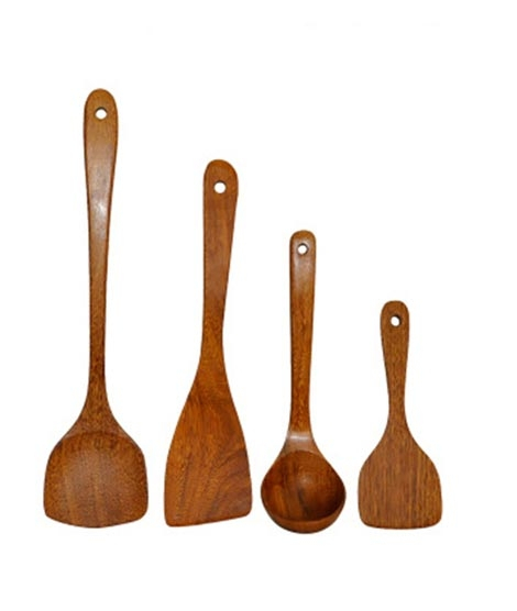 iShopping - Nature's Shop Wooden Cooking Spoon Set
