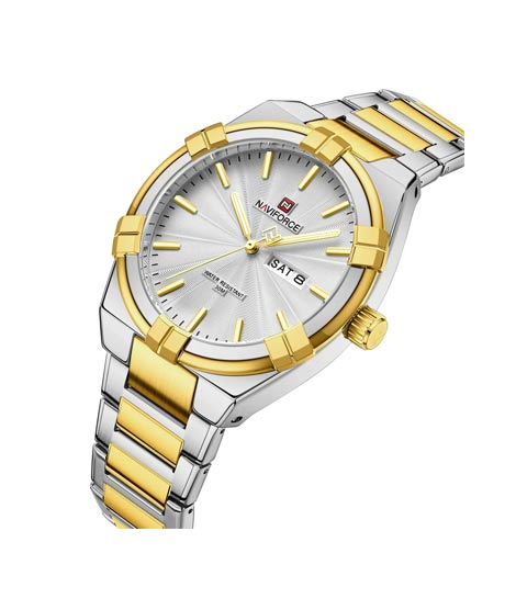 iShopping - Naviforce Giorno Edition Watch For Men Two Tone (NF-9218-6)