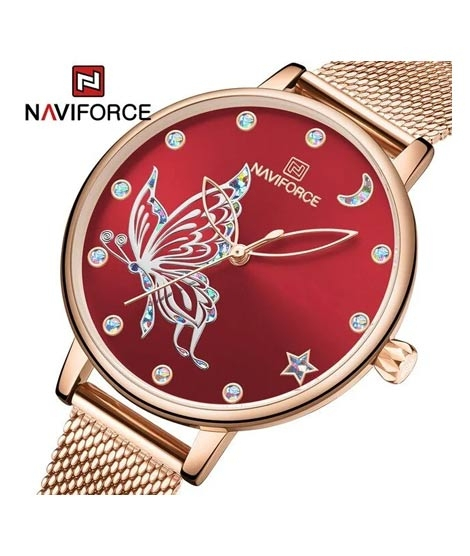 iShopping - Naviforce Lady Edition Women's Watch Golden (NF-5011-5)