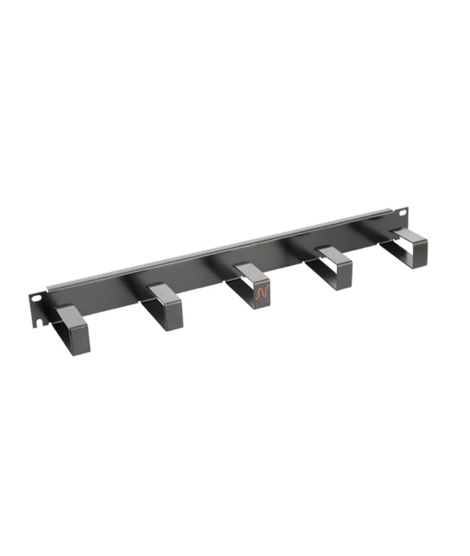 iShopping - Nexans 1HU Patch Guide with Rings Cable Manager (N102.105BK)
