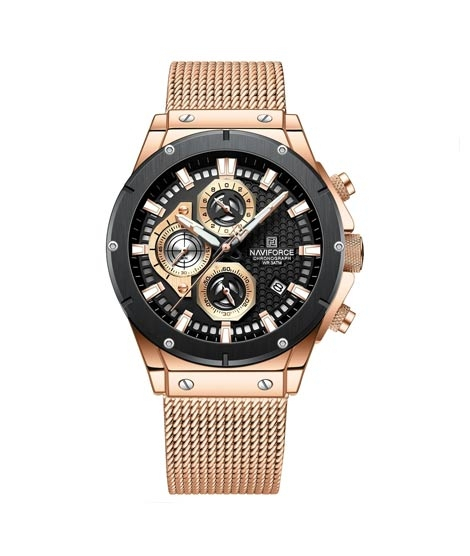 iShopping - Naviforce Chronograph Men’s Watch Golden (NF-8027-4)