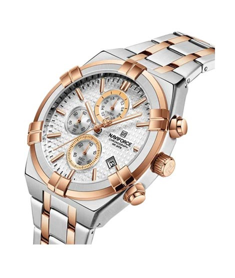 iShopping - Naviforce Chronograph Edition Men's Watch Two Tone (NF-8042-7)