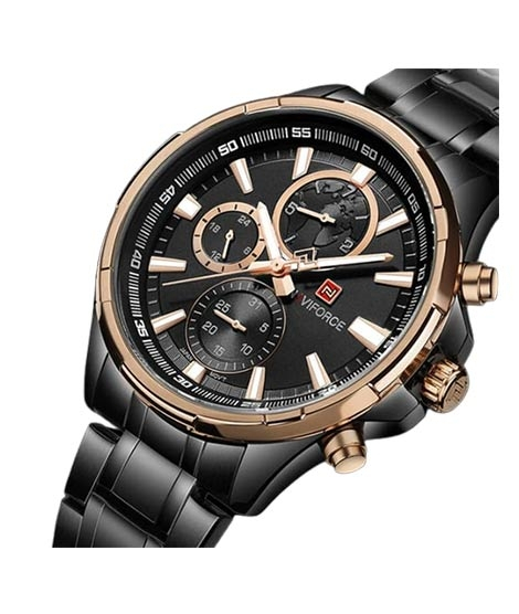 iShopping - NaviForce Chronograph Edition Men's Watch Black (NF-9089-3)