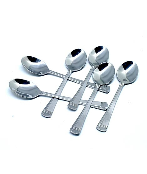 iShopping - Cambridge Stainless Steel Tea Spoon 6 Pcs Set (TS0363)