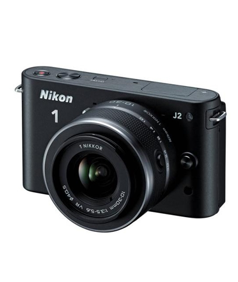 iShopping - Nikon 1 J2 Digital Camera With 10-30mm Lens Black