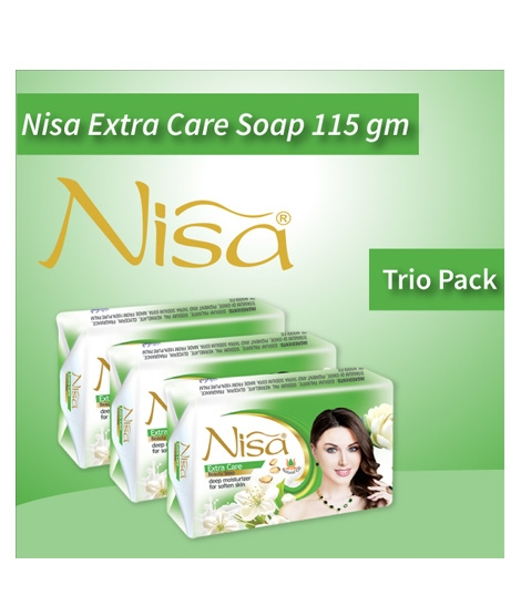 iShopping - Nisa Extra Care Beauty Soap Green 115gm (Pack of 3)