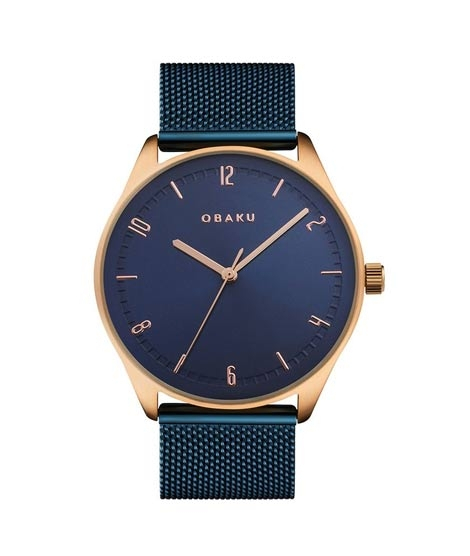 iShopping - Obaku Ager Ocean Men's Watch Blue (V235GXVLML)