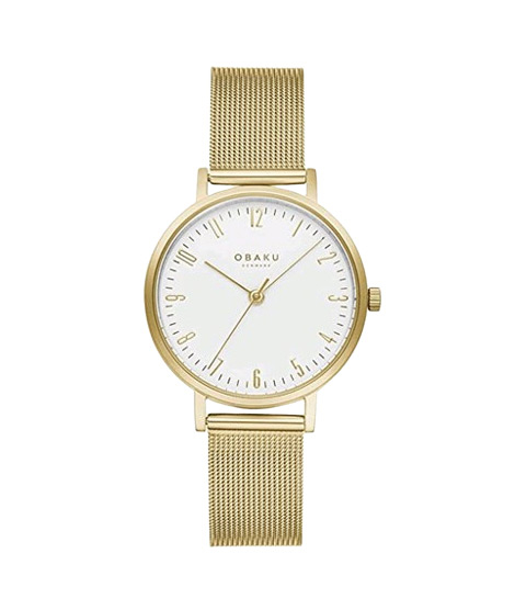 iShopping - Obaku Brink Lille Watch For Women Gold (V248LXGIMG)
