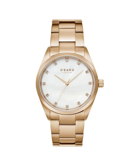 iShopping - Obaku Chili Fuchsia Watch For Women's Rose Gold (V263LXVWSV)