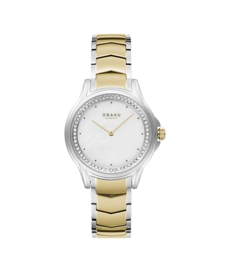 iShopping - Obaku Jasmin Cream Watch For Women's Two-Tone (V261LECWSF)