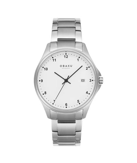 iShopping - Obaku Titanium Titanlink Watch For Men's Grey (V272GDTWST)