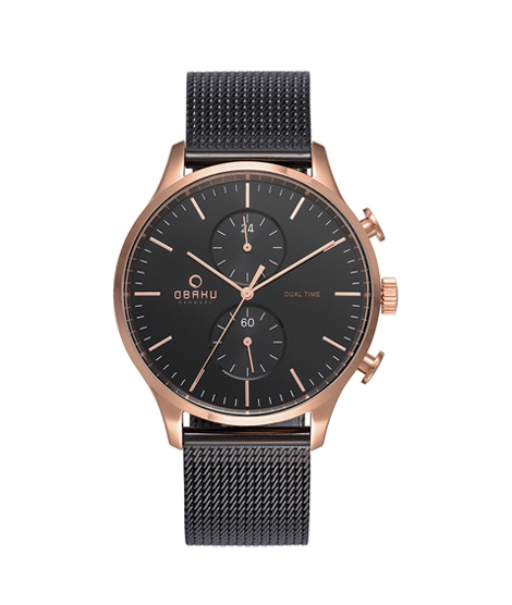 iShopping - Obaku Gran Men's Watch Black (V196GUVBMB)