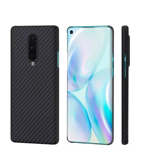 iShopping - Pitaka Aramid MagEZ Case For OnePlus 8 Black/Grey Twill (AMT-0297)