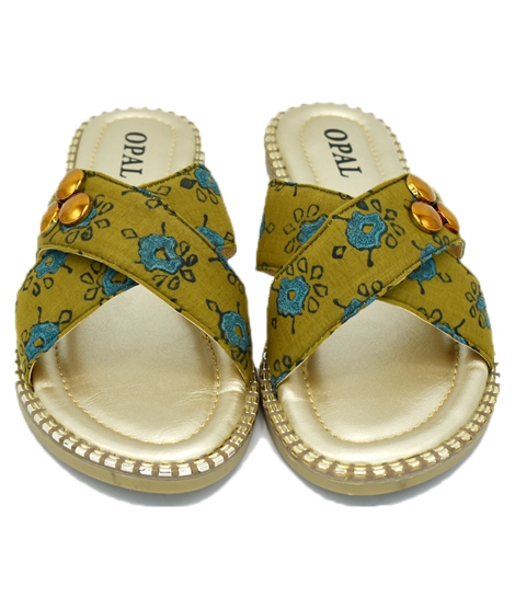 iShopping - Opal Flat Formal Slipper For Women Green (SP-49)