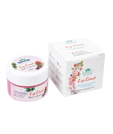 iShopping - Organic Bloom Rose and Beetroot Lip Scrub - 15g