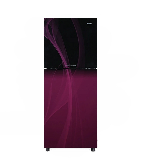 iShopping - Orient Crystal 225 Freezer-on-Top Refrigerator 8 Cu Ft Glaze Purple