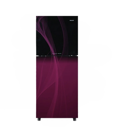 iShopping - Orient Crystal 470 Freezer-on-Top Refrigerator 17 Cu Ft Glaze Purple