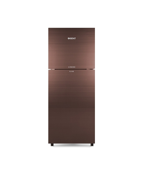 iShopping - Orient Flare 260 Glass Door Freezer-on-Top Refrigerator 10 Cu Ft Lilac