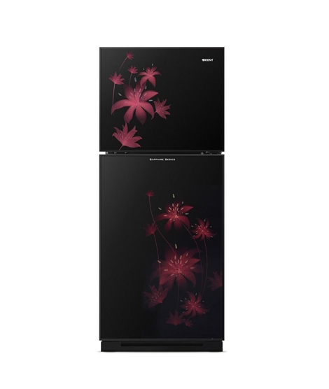 iShopping - Orient Sapphire 350 Freezer-on-Top Refrigerator 13 Cu Ft Lilly Black (6047-2.5)