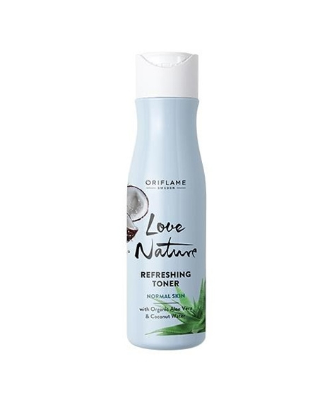 iShopping - Oriflame Love Nature Refreshing Toner with Organic Aloe Vera & Coconut Water 150ml (46019)