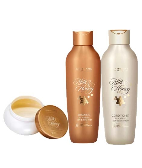 iShopping - Oriflame Milk & Honey Gold Hair Care Range Pack Of 3