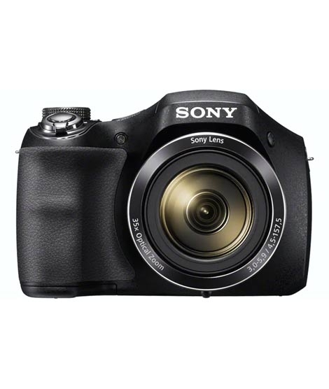 iShopping - Sony Digital Camera With 35x Optical Zoom Black (DSC-H300)