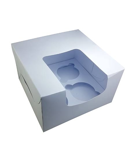 iShopping - Packaging One 4 Cupcakes Box Inner Cavity (Pack Of 5)