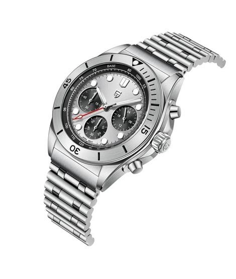 iShopping - Pagani Design Chronograph Edition Watch For Men's Silver (pd-1705-1)