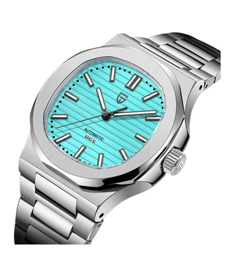 iShopping - Pagani Design Nautilus Watch For Men's Silver (PD-1728-4)