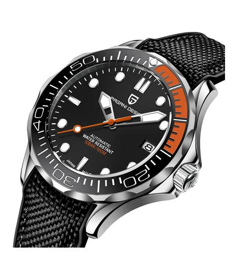iShopping - Pagani Design Seamaster Edition Watch For Men's Black (PD-1667-7)