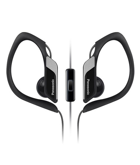 iShopping - Panasonic Water Resistant Sport Clip Earbud Black (RP-HS34M-K)