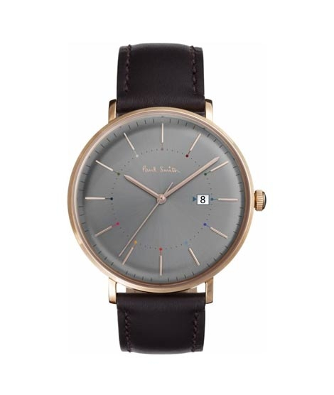 iShopping - Paul Smith Track Leather Men's Watch Black (P10083)