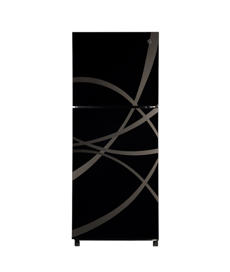 iShopping - PEL Desire Freezer-on-Top Refrigerator Abstract Black 13 Cu Ft (PRGD-20170)