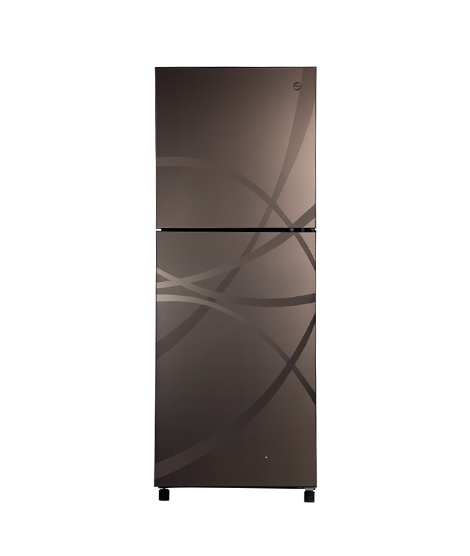 iShopping - PEL Desire Freezer-on-Top Refrigerator Abstract Gold 11 Cu Ft (PRGD-6350)