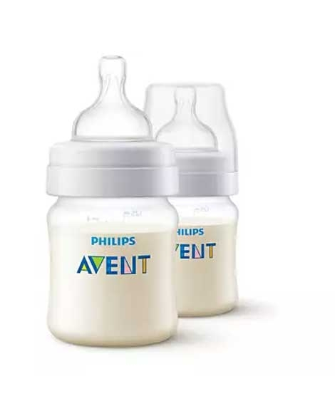 iShopping - Philips Avent Anti Colic Baby Bottle 125ml Pack Of 2 (SCF810/27)