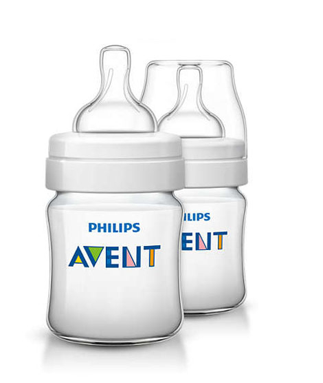 iShopping - Philips Avent Classic Plus Baby Bottle 125ML 2 Pcs - 0m+ (SCF560/27)