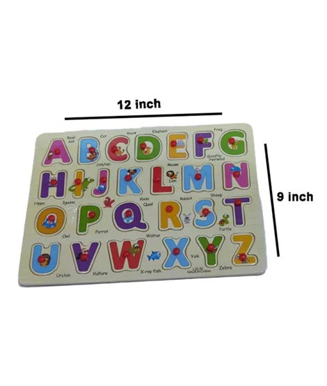 iShopping - Planet X A TO Z Learning Animal Wooden Alphabets Puzzle For Kids (PX-11245)