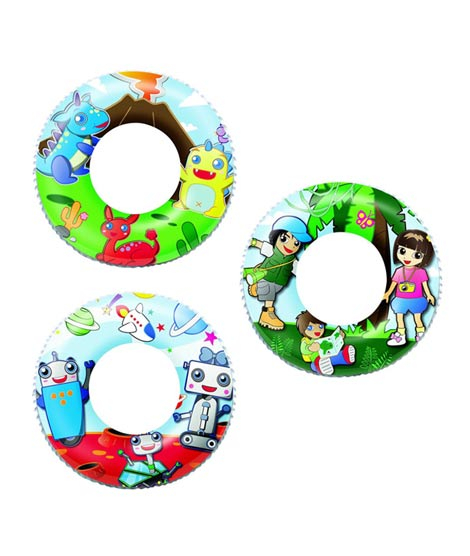 iShopping - Planet X Bestway Kids Inflatable Cartoon Swimming Ring Tube (PX-10165)