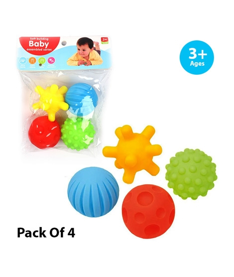 iShopping - Planet X Corona Bath Balls Baby Toys Pack Of 4 (PX-11461)