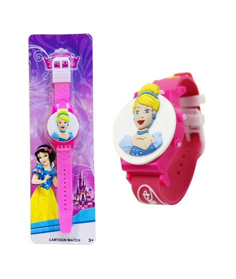iShopping - Planet X Disney Princess Wrist Watch For Girls - Pink (PX-11510)
