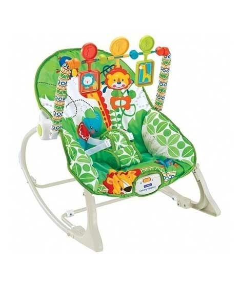 iShopping - Planet X Fitch Baby Infant to Toddler Bouncer Rocker Green (PX-11268)