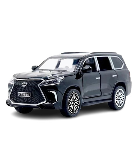 iShopping - Planet X Lexus Land Cruiser Prado Metal Car - Black (PX-11900)