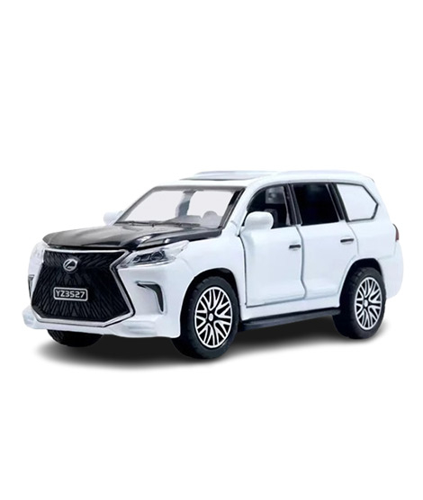 iShopping - Planet X Lexus Land Cruiser Prado Metal Car - White (PX-11898)